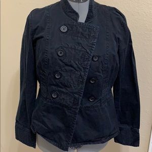 Cute Black Button Up Jacket